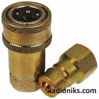 1in BSPP quick action female coupling