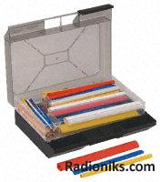 Coloured adhesive lined heatshrink kit