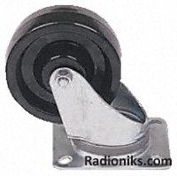 Phenolic wheel swivel castor,100mm wheel