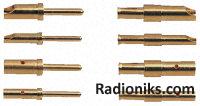 5A crimp pin contact,22-26awg (1 Bag of 10)