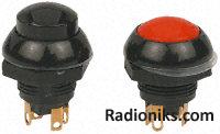 IP64 red raised pushbutton