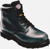 Black leather Redhawk safety boot,Size 6