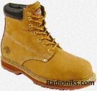 Honey leather Redhawk safety boot,Size 6