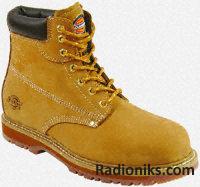 Honey leather Redhawk safety boot,Size 9