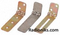 Undrilled small strap hinge,85x20x1.5mm (1 Pack of 6)