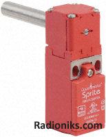 Hinge operated safety switch,1NC 1NO M16
