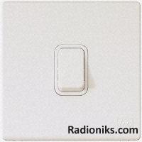 10A light switch 1 gang white avant