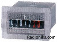 7 digit shock resistant micro hour meter