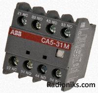 AUX. SWITCH FRONT MOUNTING CA5-31M