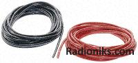 Black PVC test lead wire,1sq.mm 5m (1 Bag of 5 Metre(s))