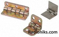 Undrilled small s/steel hinge,34x20mm (1 Pack of 6)