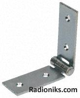 Zn plated steel strap hinge,140x30x2.5mm (1 Pack of 2)
