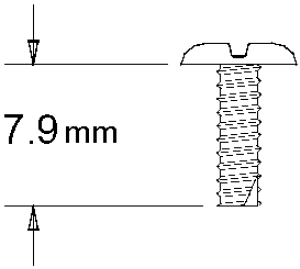 Self tapping mounting screws for header