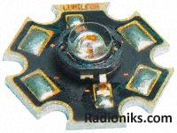 Royal blue star hex high dome lens LED