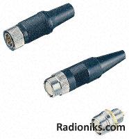 SR30 4 way miniature cable mount plug,1A