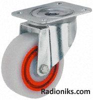 Hybrid wheel swivel castor,125mm 200kg