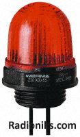 Red M20 thread mini LED beacon,24Vdc