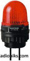 Red LED M22 threaded mini beacon,24Vdc