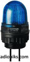 Blue LED M22 threaded mini beacon,230Vac