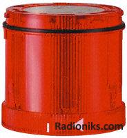 Red rotating LED stacking beacon, 24Vdc