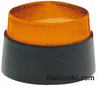 Amber small xenon beacon,1W 24Vdc