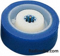 35058/X blu polyurethane coat wheel100mm