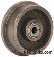 Flanged cast iron wheel,200/227mm dia