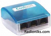 Coolport device sharer,blue(PC-TEL-TEL)
