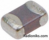 0805 X7R ceramic capacitor, 25V 0.1uF