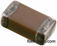 1206 X7R ceramic capacitor, 500V 2.2nF