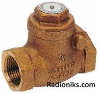 Bronze check valve,PN32,1.1/4in BSPT