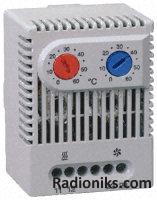 NO/NC DINrail thermostat20-80/-10-50degC