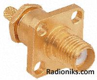 SMA RG174A/U cable crimp panel jack