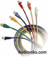 Patch lead UTP 568A/B - Cat6 yellow 2m
