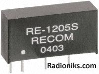 DC-DC converter,RE-0515S 1W 15Vdc o/p