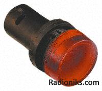 Red lens BA9s bulb indicator,240V 3W