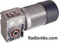 PC gear motor w/worm gear, 180W 7:1