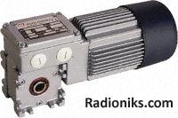 MC gear motor w/worm gear,49W 40:1