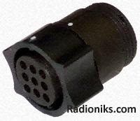 Cable mnt rcpt, size 8, 4 way