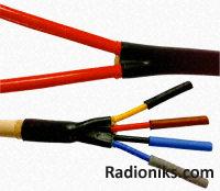 Red adhesive lined heatshrink tubing,6mm