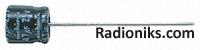 Al electrolytic cap,radial 6.3V,22uF