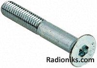 A2s/steel hex skt csk head screw,M4x12mm (1 Box of 50)