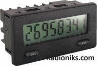 8 digit reflective LCD counter,9-28Vdc