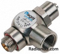 S/steel flow regulator,G1/8 1-10bar