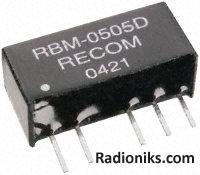 RBM-0512D isolated DC-DC,+/-12V 1W