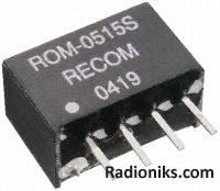 ROM-0512S isolated DC-DC,12V 1W