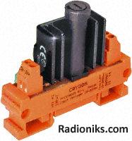 6A DIN AC zero-x solidstate relay, 24Vdc