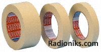 Self-adhesive masking tape,50m L x25mm W (1 Reel of 50 Metre(s))