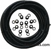 Blk nylon IP66 contractor pack, 25mm