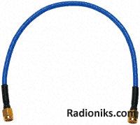 SMA to SMA plug RF 26GHz cable, 0.25m